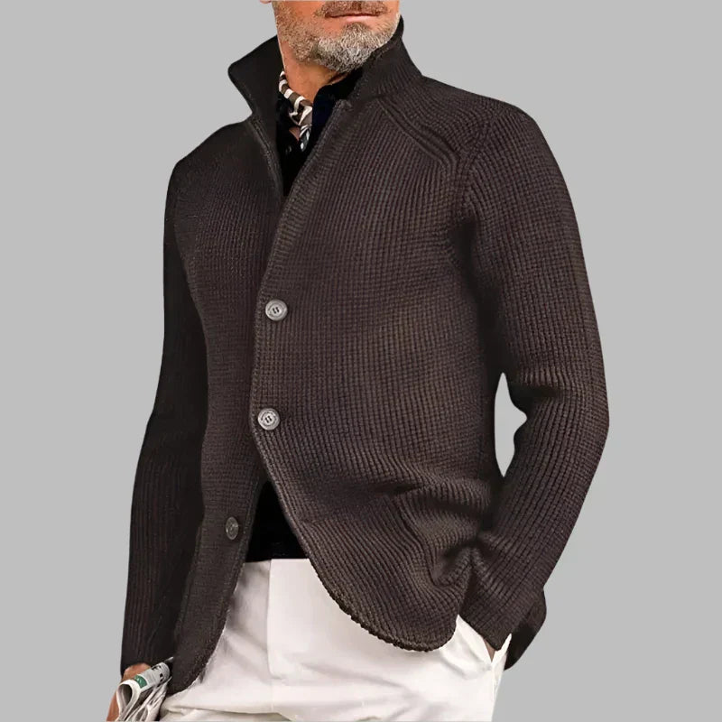 Cozy Wool Knit Cardigan Sweater