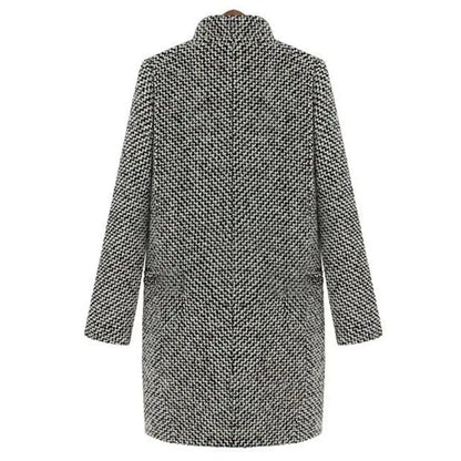 Warm Women's Winter Wool Overcoat