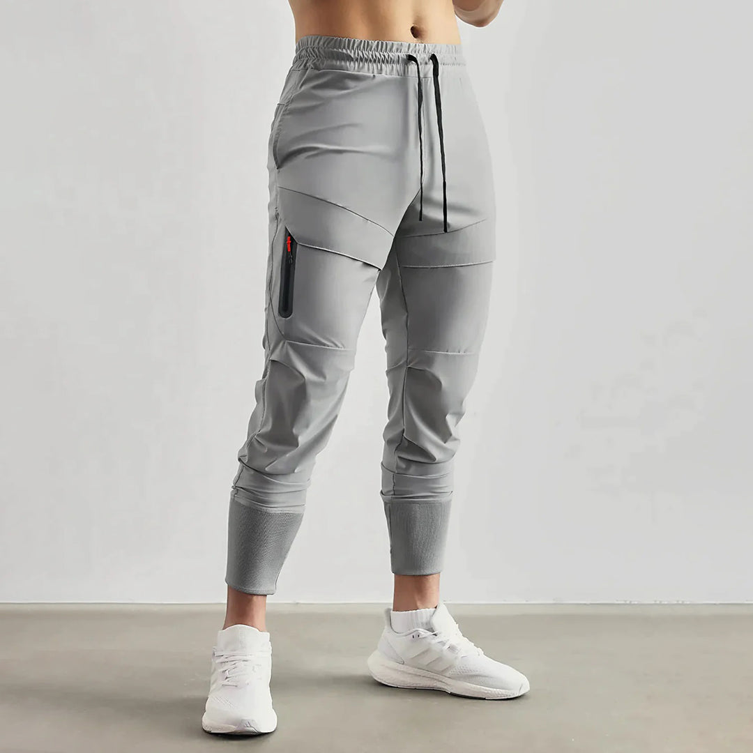 Comfortable Fit Mens Running Pants with Pockets - Luxicro