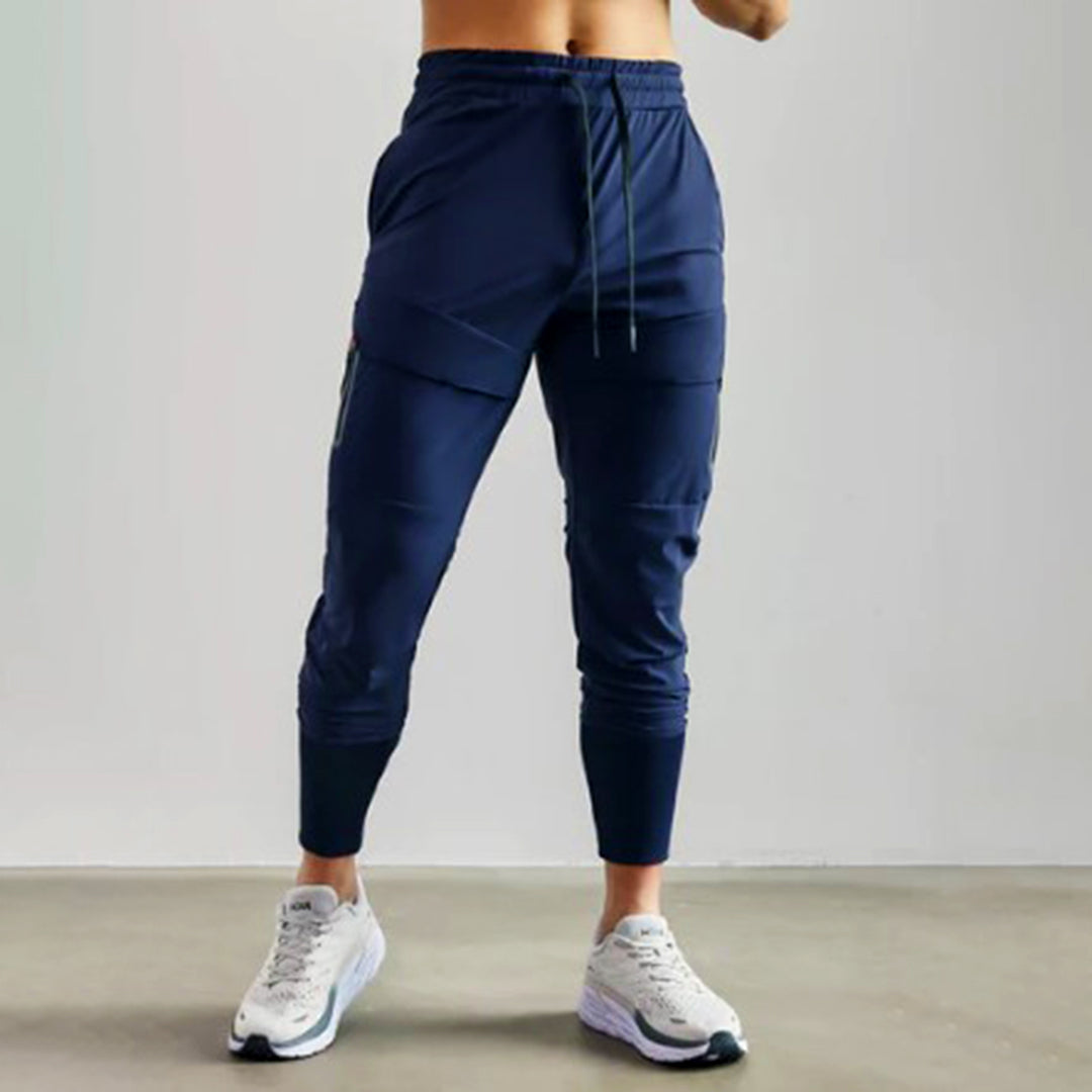 Comfortable Fit Mens Running Pants with Pockets