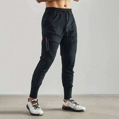 Comfortable Fit Mens Running Pants with Pockets