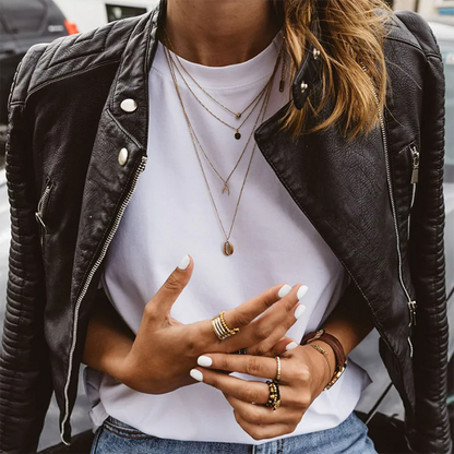 Classic Faux Leather Biker Jacket