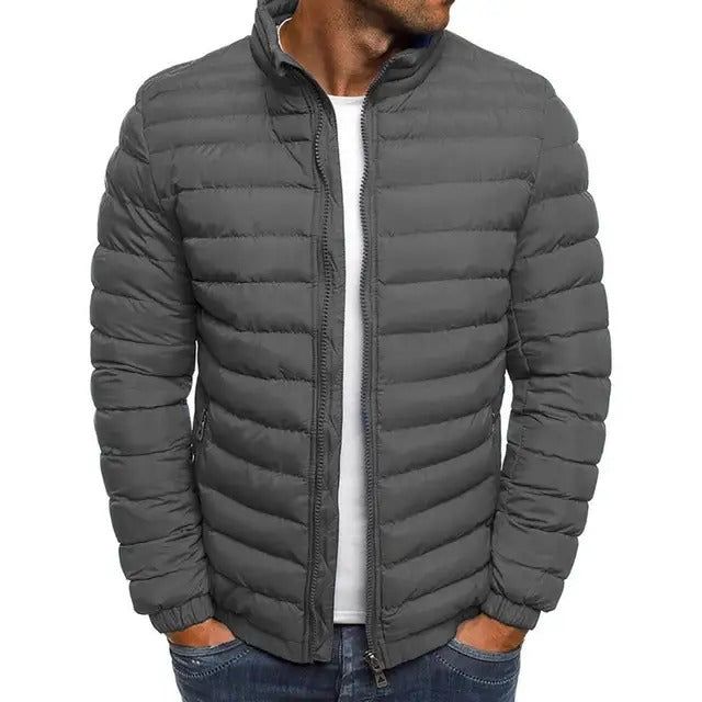 Warm Water-Resistant Parka Jacket for Men