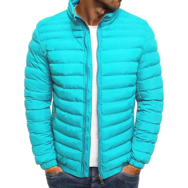 Warm Water-Resistant Parka Jacket for Men