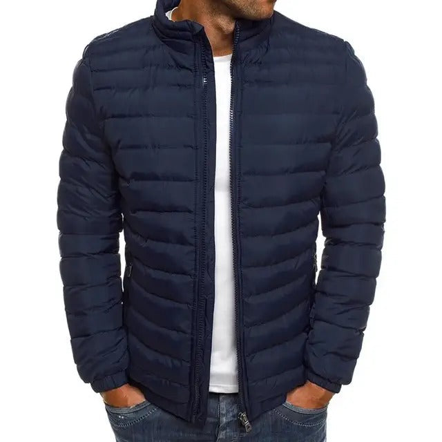 Warm Water-Resistant Parka Jacket for Men