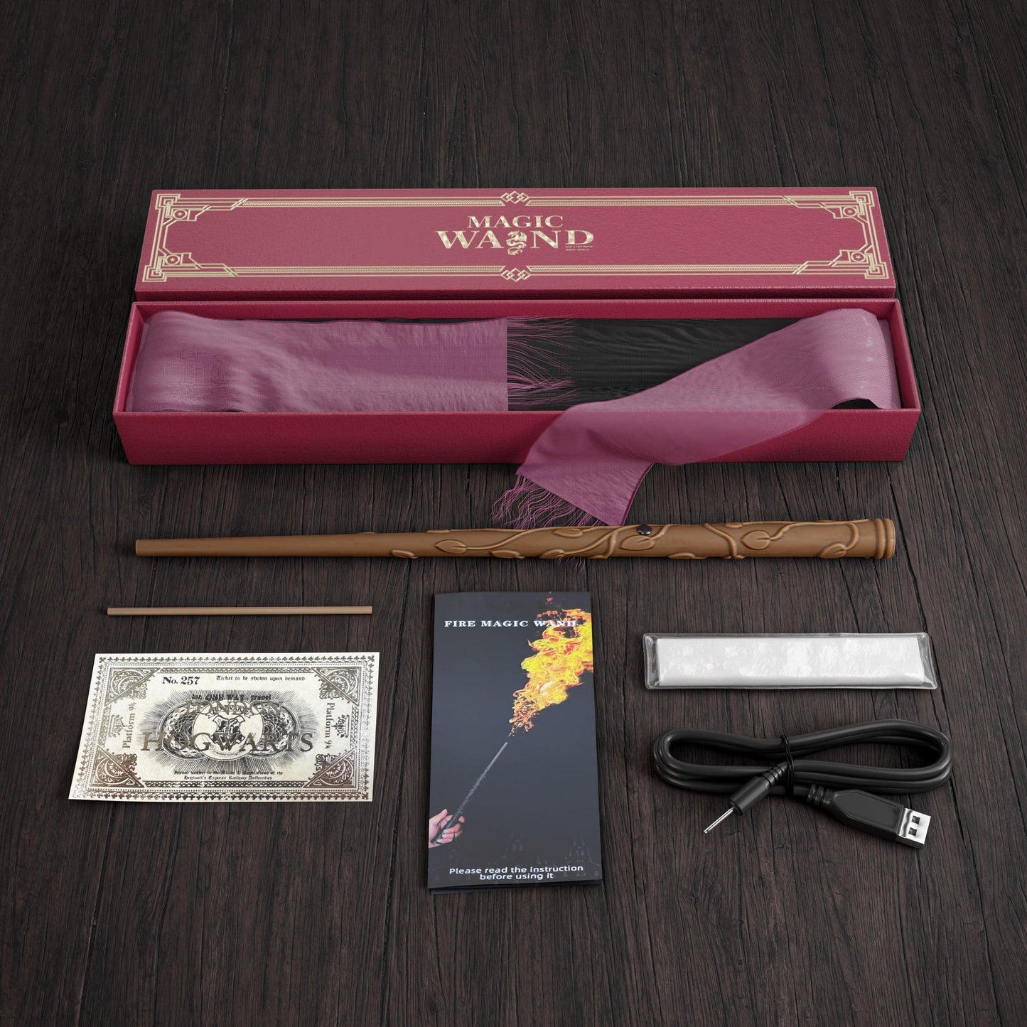Magical Fire Shooting Wand Toy