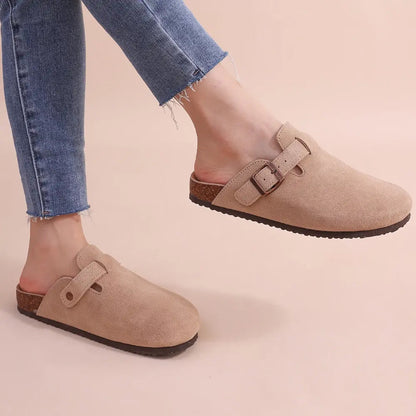 Soft Faux Fur Women's Mule Slippers - Warm & Cozy Fit - Vossary