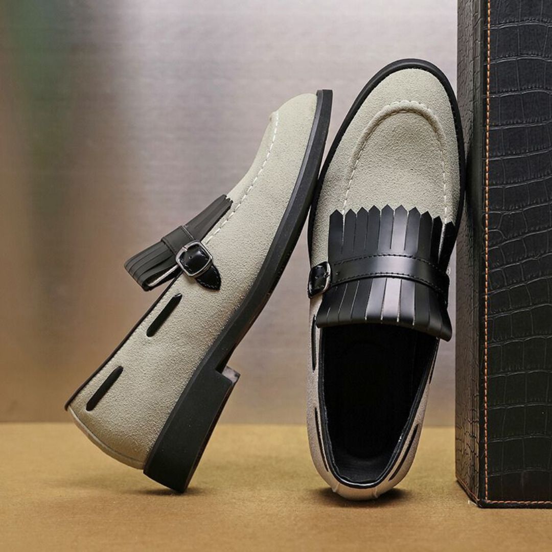 Premium Tassel Leather Loafers