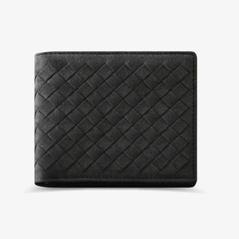 Premium Textured Leather Fold Wallet Gift - Luxicro