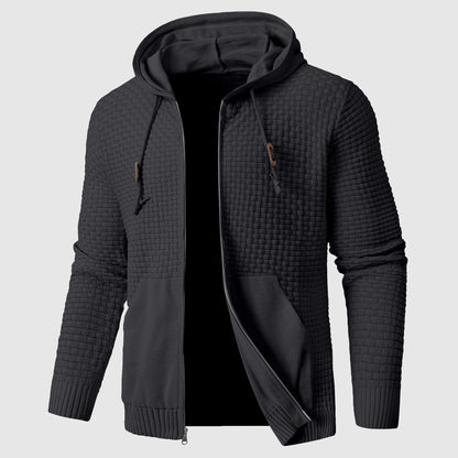 Classic Zip Up Hooded Sweatshirt with Pockets - EasyApparels
