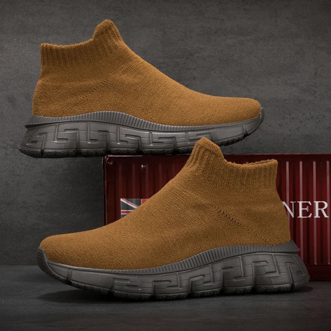 Comfortable Elastic Mesh Running Shoes