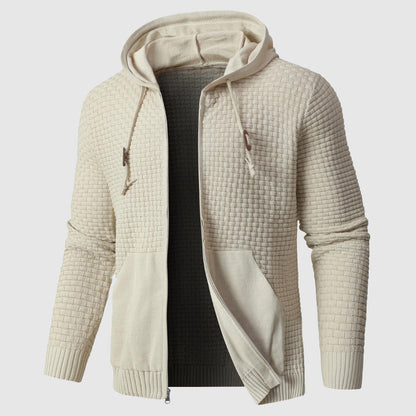 Classic Zip Up Hooded Sweatshirt with Pockets