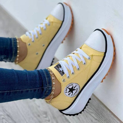 Linda - Thick Heel Fashion Sneakers