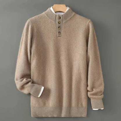 Classic Crew Neck Cashmere Pullover - EasyApparels