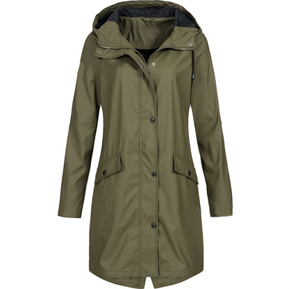 Waterproof Women's Raincoat - Breathable Windbreaker Jacket