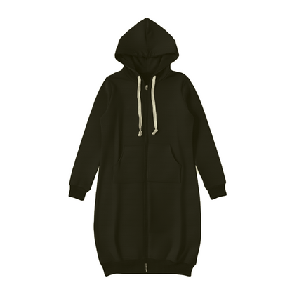 Casual Oversized Zip Up Hoodie