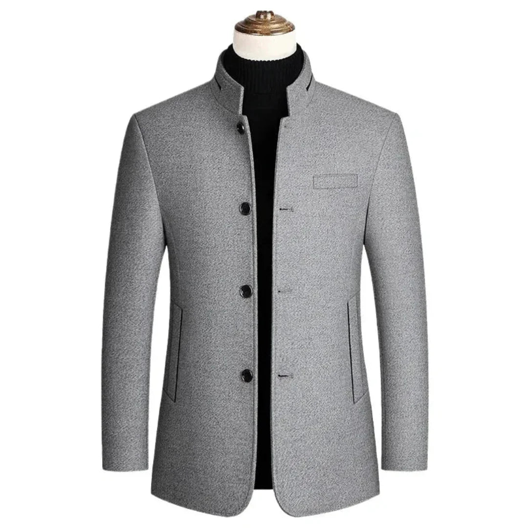Classic Fit Long Tailored Coat - EasyApparels