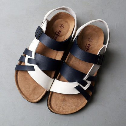 Comfortable Brown Leather Flip Flops - EasyApparels