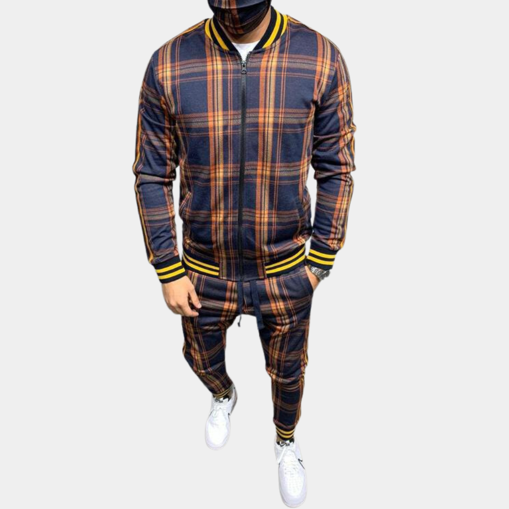 Soft Mens Athletic Jogger Suit - Luxicro
