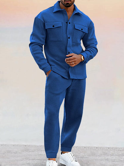 Soft Mens Athletic Tracksuit Set