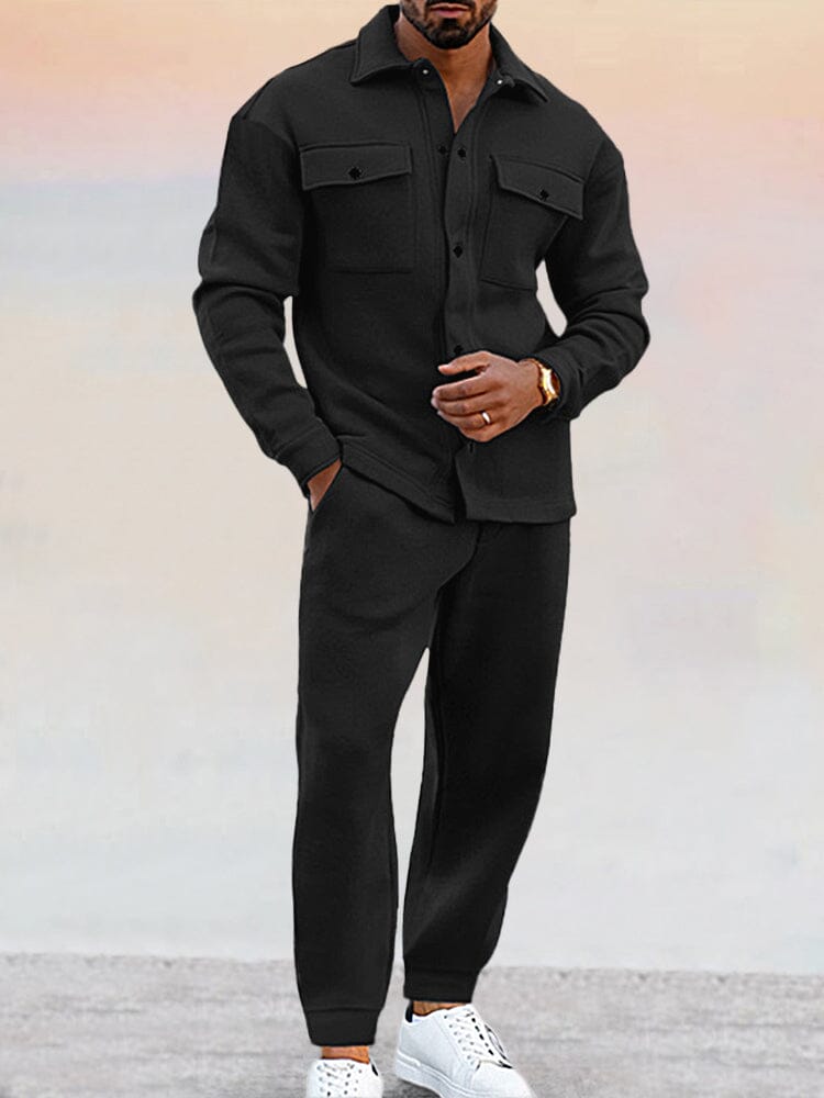Soft Mens Athletic Tracksuit Set