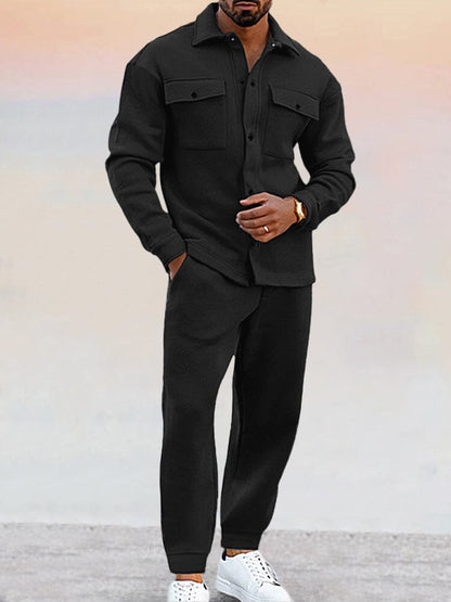 Soft Mens Athletic Tracksuit Set