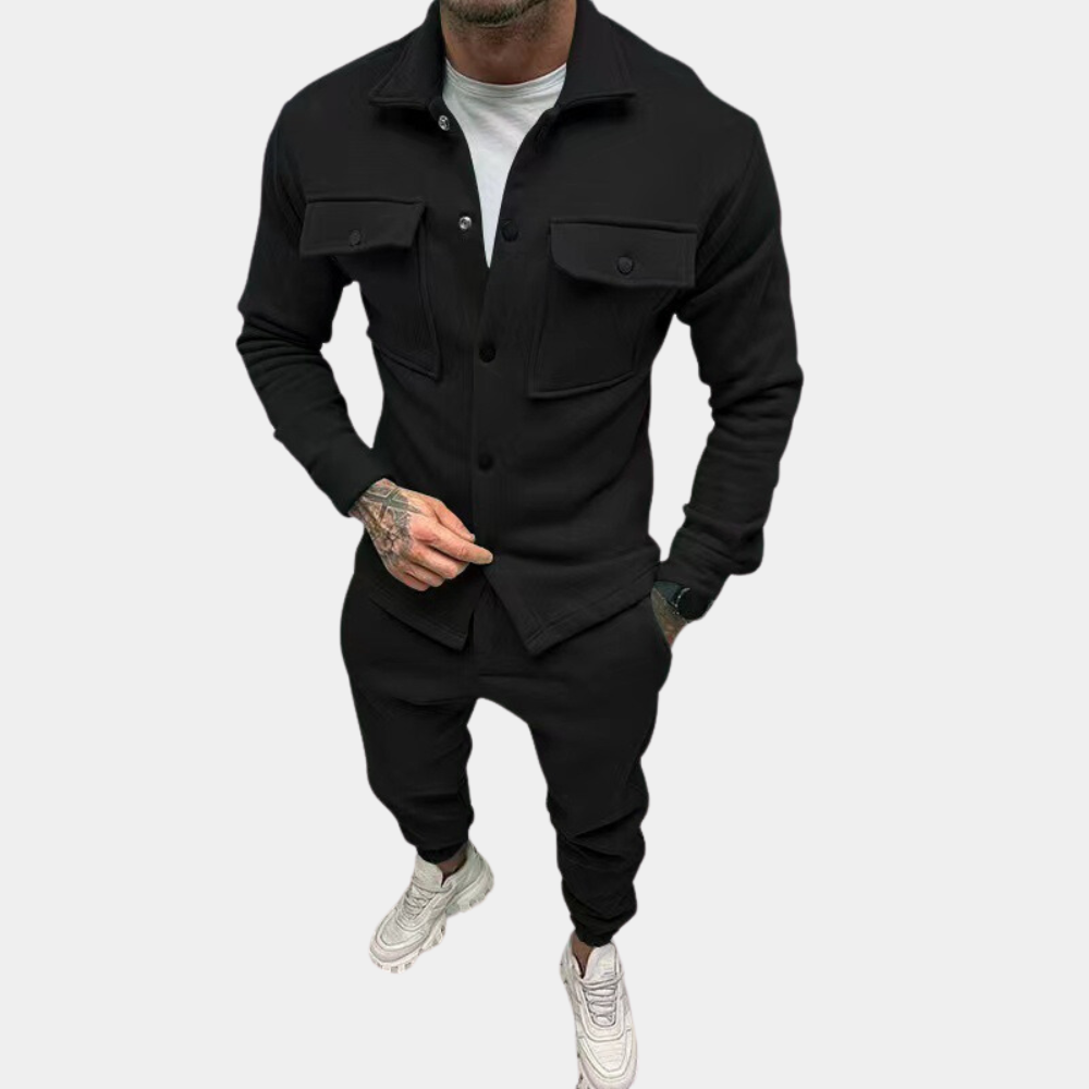Lightweight Summer Mens Vest Pants Set