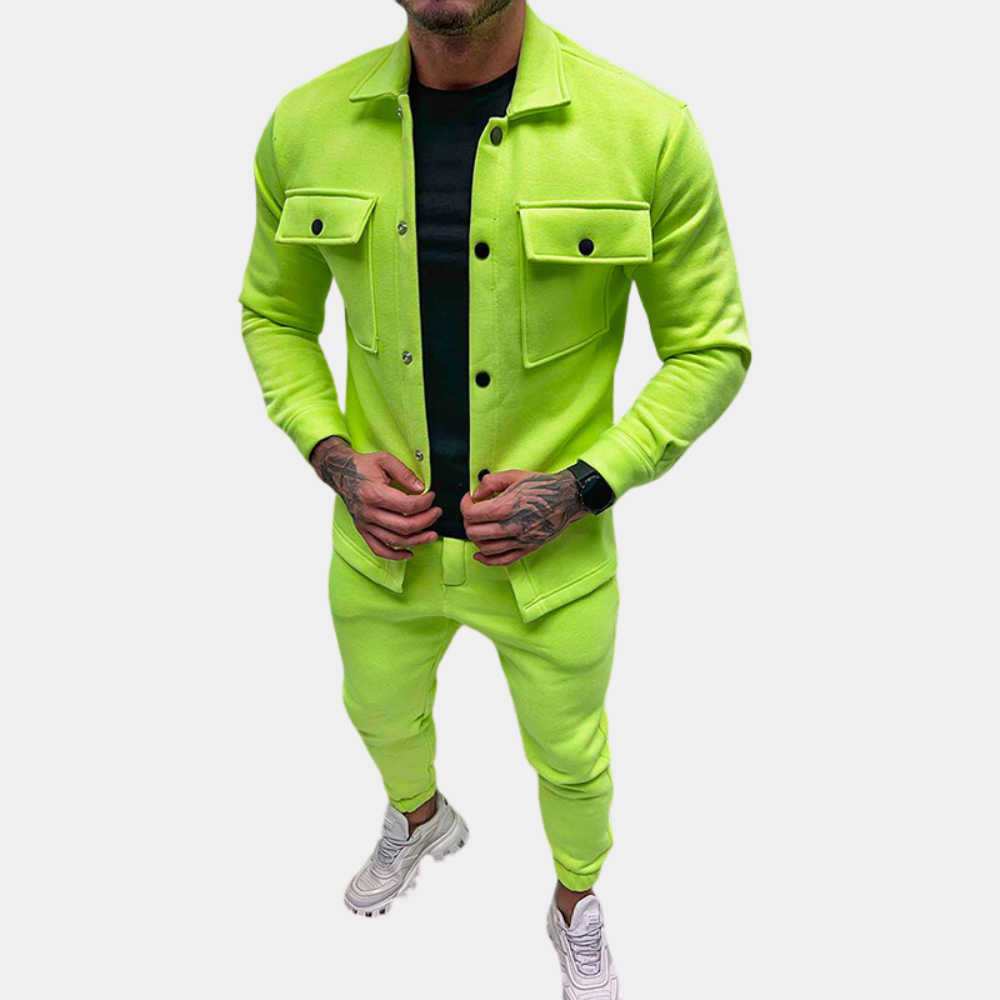 Lightweight Summer Mens Vest Pants Set