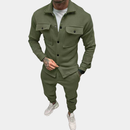 Lightweight Summer Mens Vest Pants Set