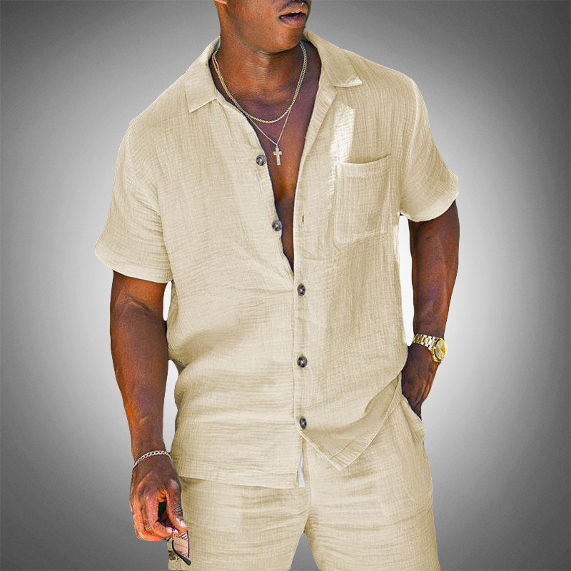 Lightweight Mens Linen Suit Set
