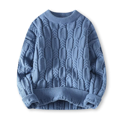 Cozy Men's Cable Knit Winter Sweater