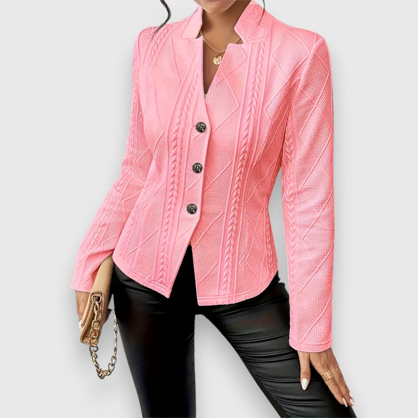 Tailored Fit Cotton Blazer Jacket