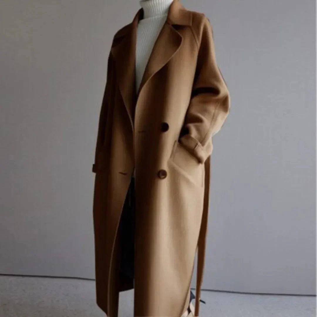 Warm Belted Women's Winter Coat
