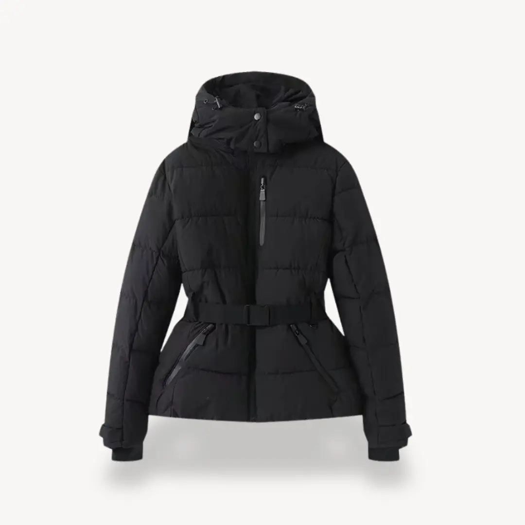 Warm Fitted Puffer Coat for Women