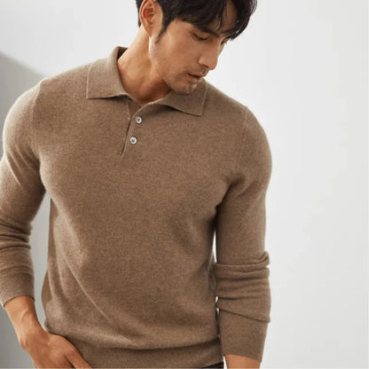 Luxury Soft Polo Sweater