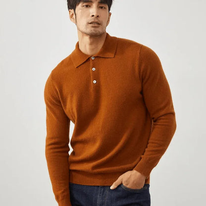Luxury Soft Polo Sweater