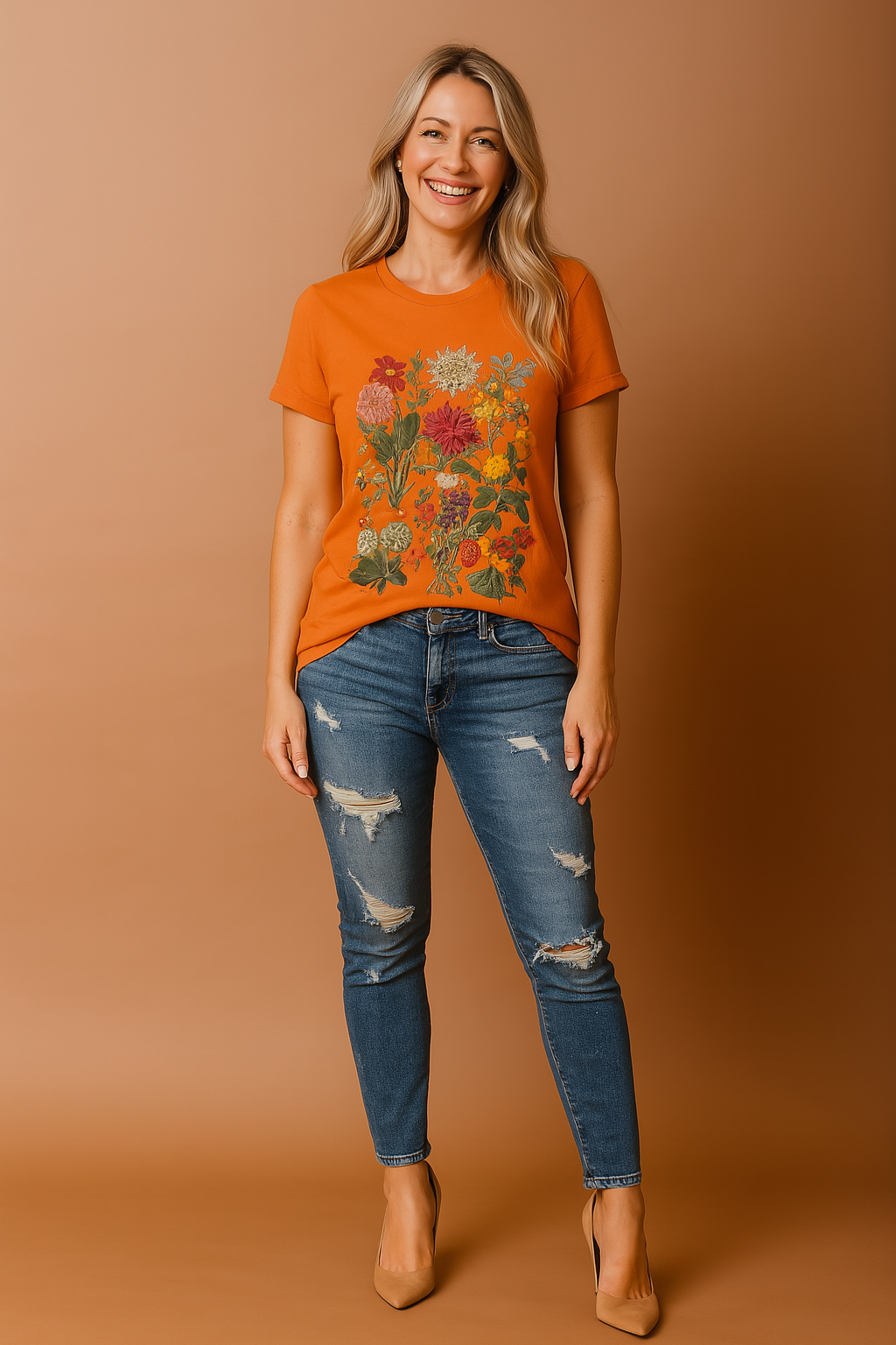 Fresh Green Leaf Tee Shirt
