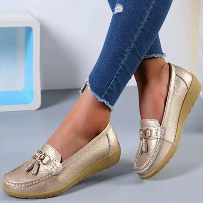 Classic Comfortable Heel Loafers