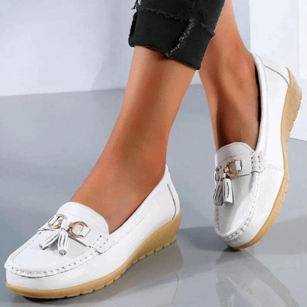 Classic Comfortable Heel Loafers
