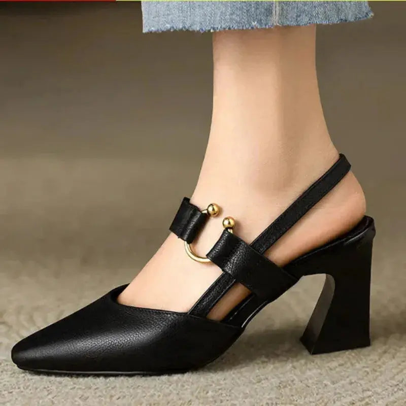 Elegant Women's Slingback High Heels - EasyApparels