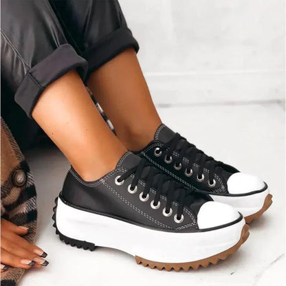 Elevated Lace Up Chunky Sneakers