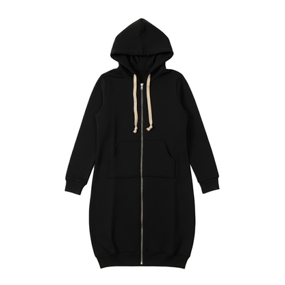 Casual Oversized Zip Up Hoodie - EasyApparels