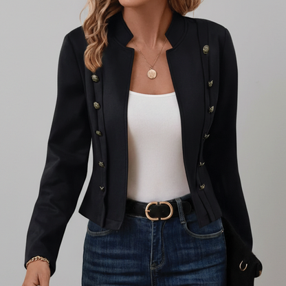 Luxurious Velvet Blazer Coat - Vossary