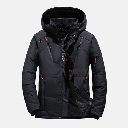 Comfortable Hooded Padded Down Coat - EasyApparels