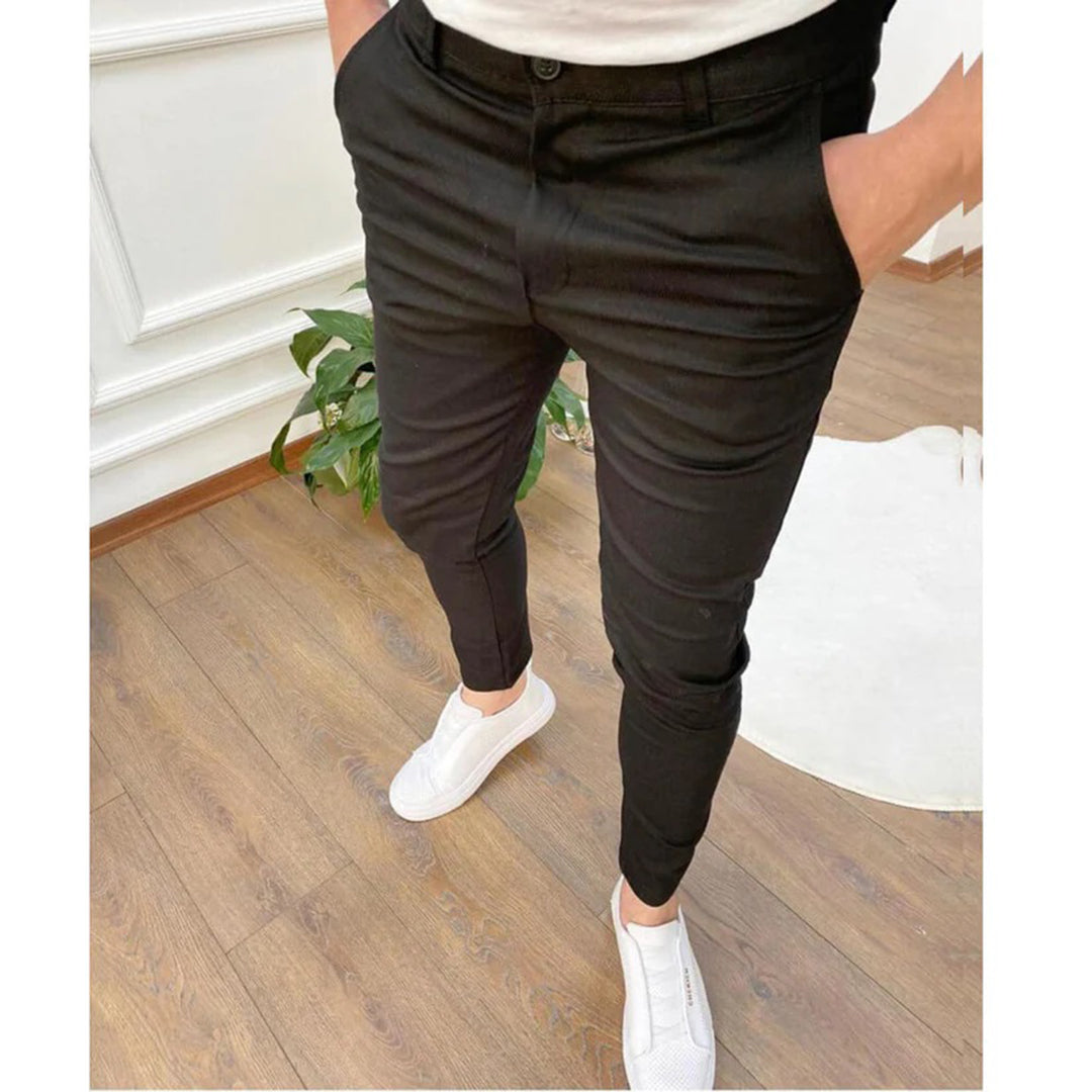 Comfortable Mens Casual Polyester Pants - Luxicro