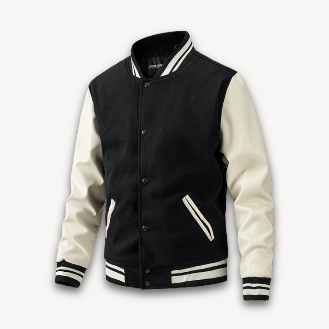 Retro Style Men's Leather Jacket