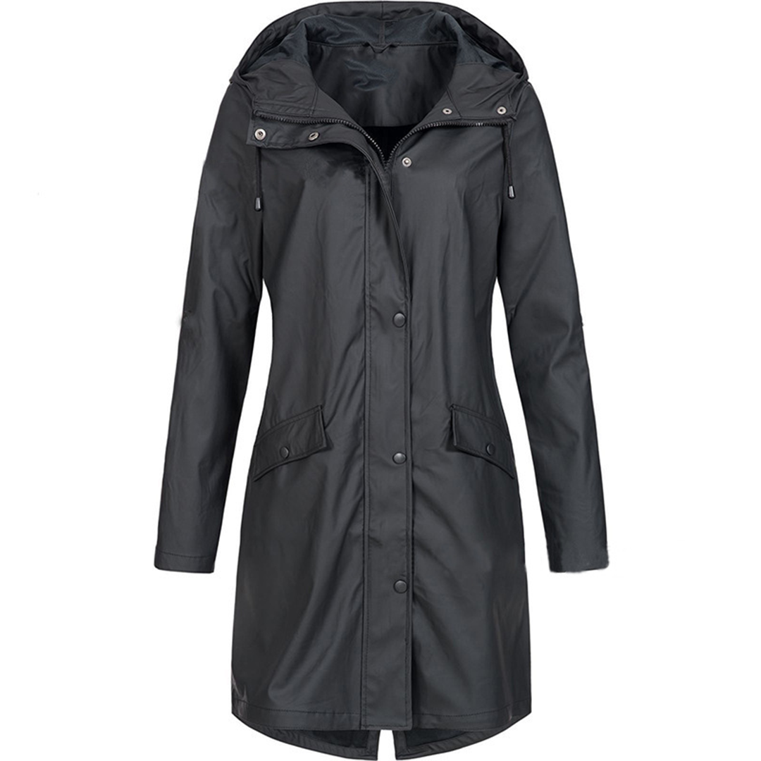 Waterproof Women's Raincoat - Breathable Windbreaker Jacket