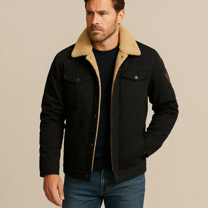 Thermal Insulated Mens Fleece Lined Winter Jacket