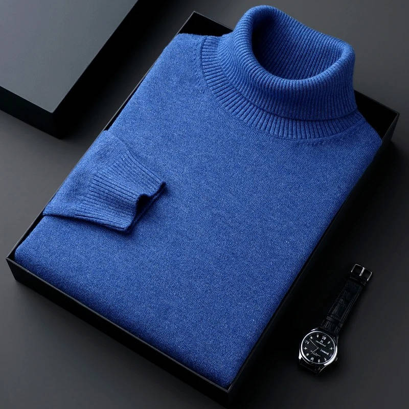 Classic Men's Crew Neck Wool Sweater - EasyApparels