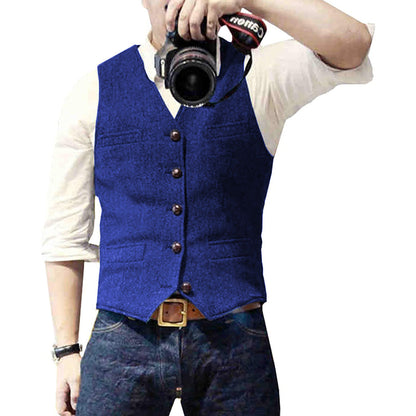 Classic Blue Jeans Waistcoat
